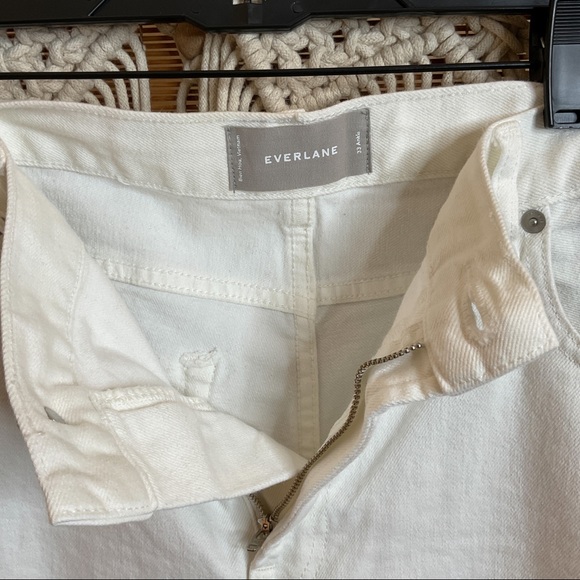 Everlane High Waist Ankle Jeans White Size 16 (33) - Picture 5 of 13